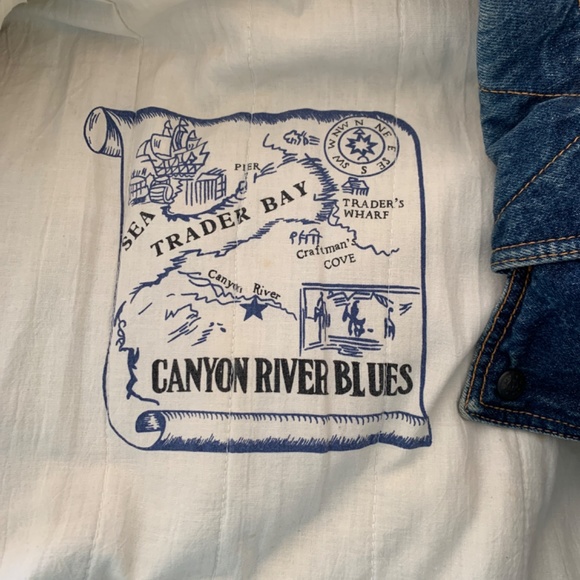 1980 Jean Jacket with Leather patching - Picture 3 of 3